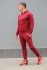 Чоловічий спортивний костюм бордовий