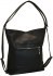 Женская сумка-рюкзак черная 438