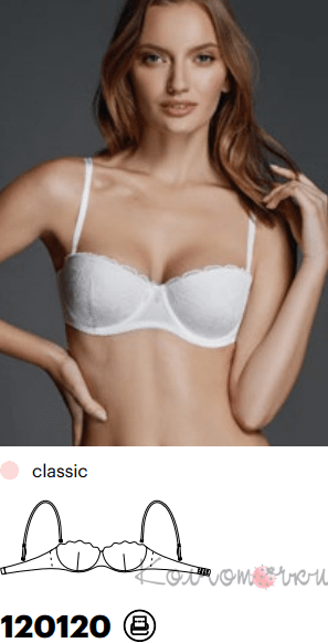 Бюстгальтер Milavitsa 120120