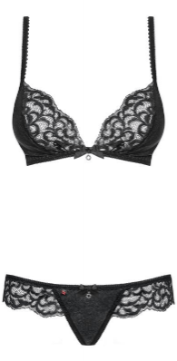 Laluna комплект чорний Obsessive