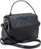Женская сумка черная питон 535
