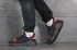 Кроссовки Мужские Adidas (Черные с Красным) Реплика