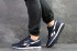 Кроссовки Мужские Reebok Classic (Темно Синие с Белым) Реплика