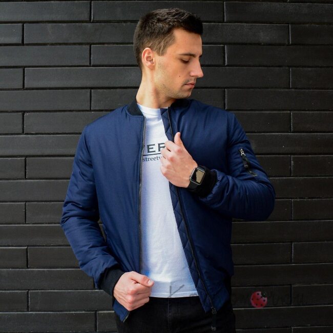 Стильна чоловіча куртка Бомбер Гарвард Стильна чоловіча куртка Бомбер Гарвард