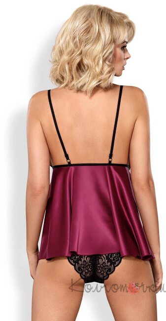 Эротическая Ночная Сорочка Obsessive 845-BAB-5