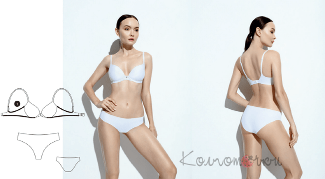 Бюстгальтер Milavitsa 120060 — формовані чашки push‑up