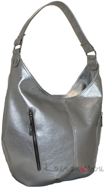 Женская сумка серебро 384