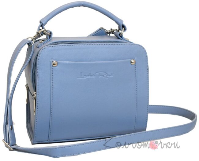 Женская сумка темно-голубая 478