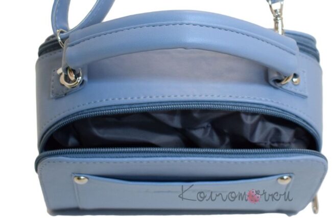 Женская сумка темно-голубая 478