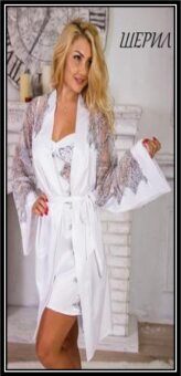 Женский халат Fleur ШЕРИЛ