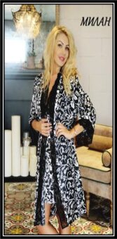 Женский халат Fleur МИЛАН