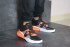 Кроссовки Мужские Nike Air Force 270 (Черные с Оранжевым) Реплика