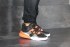 Кроссовки Мужские Nike Air Force 270 (Черные с Оранжевым) Реплика
