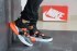Кроссовки Мужские Nike Air Force 270 (Черные с Оранжевым) Реплика