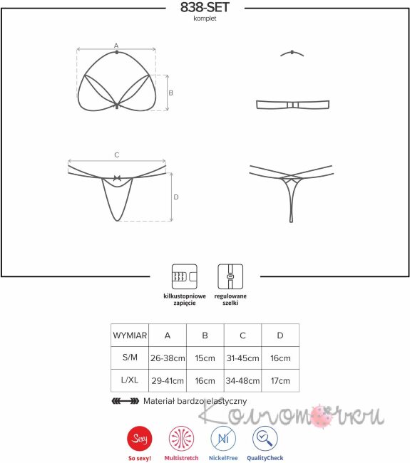 Obsessive 838-SET-3 Obsessive 838-SET-3