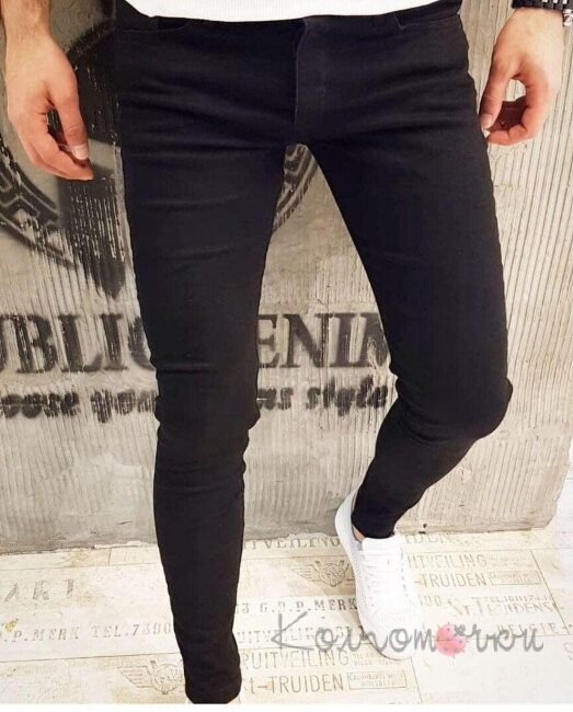 Стильные Мужские Зауженные Джинсы