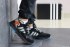 Кросівки Чоловічі Adidas Nite Jogger Boost (Чорні з Сірим) Репліка