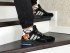 Кроссовки Мужские Adidas Nite Jogger Boost (Черные с Серым) Реплика