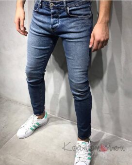 Стильні Чоловічі Джинси Звужені Стильні Чоловічі Джинси Звужені