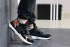 Кросівки Чоловічі Adidas Nite Jogger Boost (Чорні з Помаранчевим) Репліка