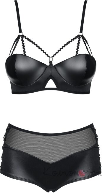 Leatheria комплект чорний Obsessive