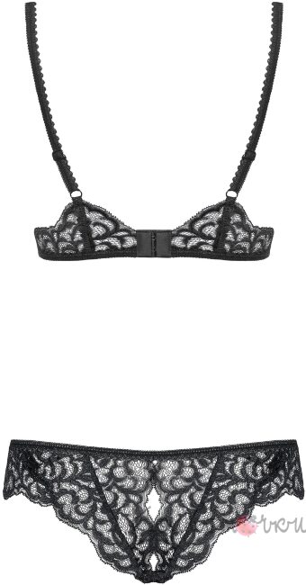 Laluna комплект чорний Obsessive 1