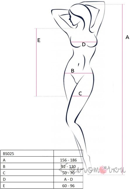 Эротическое платье-пеньюар BS 025 Passion