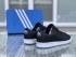 Кроссовки Женские Adidas Stan Smith (Черные с Белым) Реплика