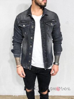 Стильна Чоловіча Джинсова Куртка Стильна Чоловіча Джинсова Куртка