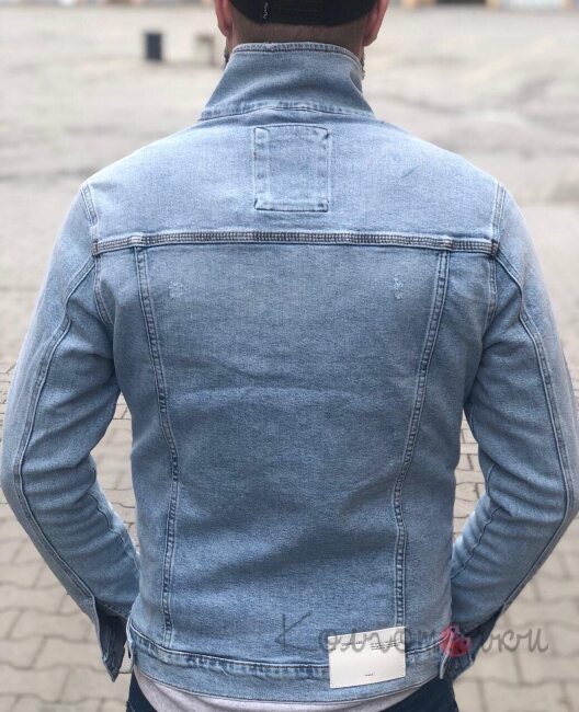 Стильна Чоловіча Джинсова Куртка OFF WHITE Стильна Чоловіча Джинсова Куртка OFF WHITE