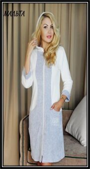 Женский домашний халат Fleur МАЛЬТА