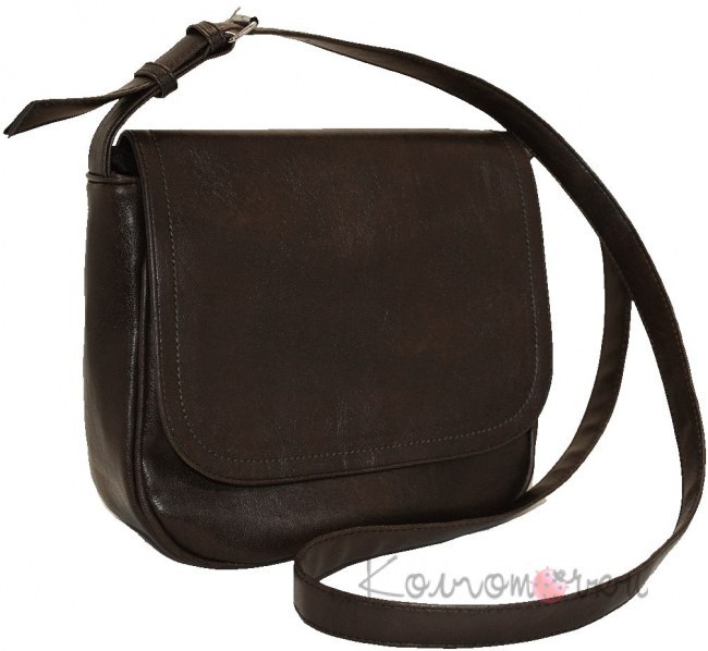 Женская сумка плотная коричневая 179