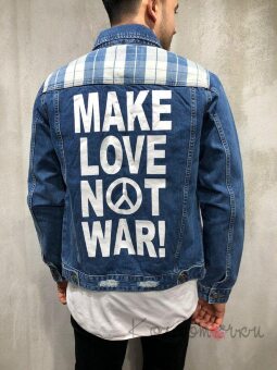 Стильна Чоловіча Джинсова Куртка 1008572448 Стильна Чоловіча Джинсова Куртка 1008572448