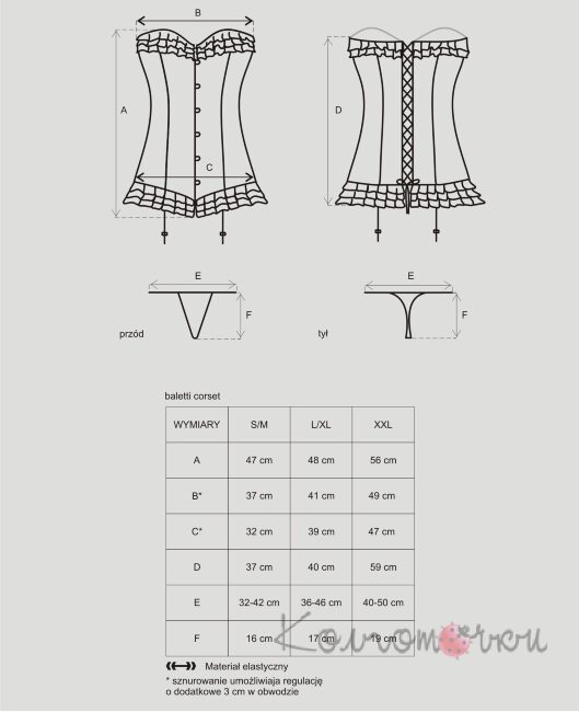 Baletti корсет Obsessive