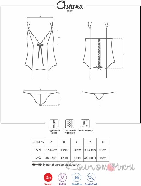 Charmea корсет Obsessive