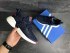 Кроссовки Мужские Adidas (Темно Синие с Белые) Реплика