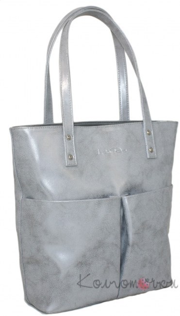 Женская сумка серебро 434