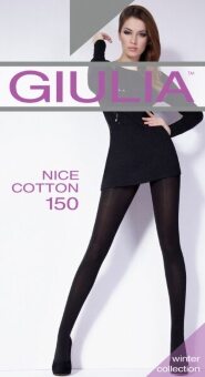 Жіночі теплі колготки GIULIA Nice Cotton 150 Жіночі теплі колготки GIULIA Nice Cotton 150