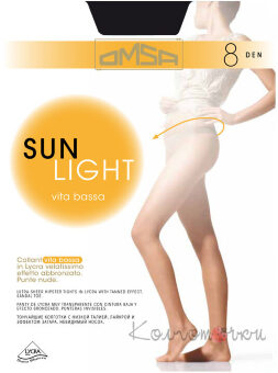 Колготки Omsa Sun Light 8 vita bassa Колготки Omsa Sun Light 8 vita bassa
