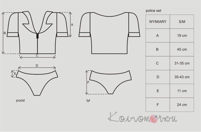 Игровой Костюм Полицейский Obsessive Игровой Костюм Полицейский Obsessive