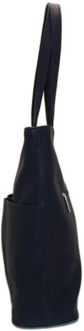 Женская сумка синяя мат 434