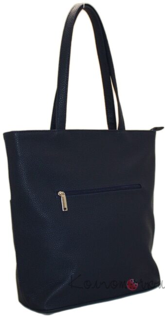 Женская сумка синяя мат 434