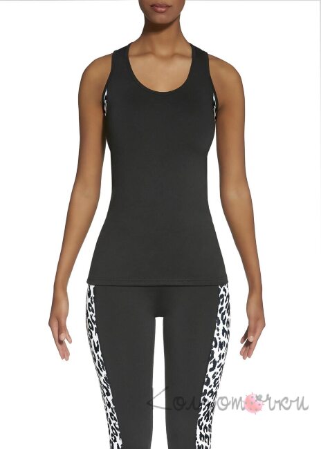 Спортивный топ леопардовый Bas Bleu Teamtop 70