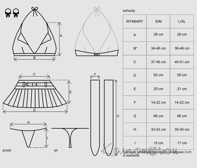 Эротический Игровой Костюм Школьницы Obsessive Эротический Игровой Костюм Школьницы Obsessive