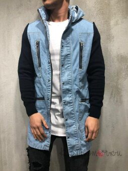Стильна Чоловіча Джинсова Куртка Стильна Чоловіча Джинсова Куртка