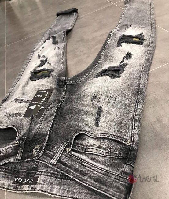 Мужские Джинсы Рваные
