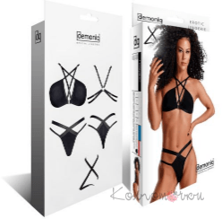 Эротический комплект белья (лиф, стринги) Demoniq 1 Эротический комплект белья (лиф, стринги) Demoniq 1