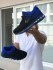 Кроссовки Мужские Nike Air Max 2017 (Черные с Синим) Реплика