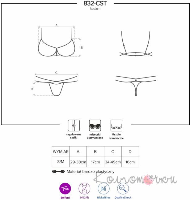 Obsessive 832-CST-1 Obsessive 832-CST-1