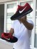 Кроссовки Мужские Nike Air Max 2017 (Черные с Красным) Реплика